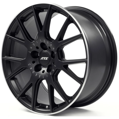 ATS Crosslight W8.5 R19 PCD5x130 ET50 DIA71.6 racing black lip polished